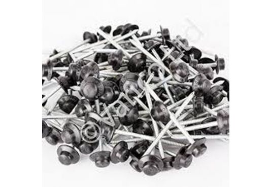 ONDULINE ROOFING 65mm Annular Ring Wire Nails - 100 pieces - BLACK