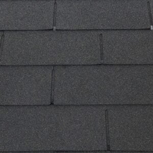 3-Tab Square Reinforced Fibreglass Roofing Shingles - Black - 2m2 per pack