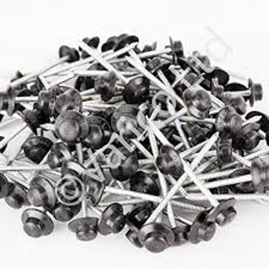 ONDULINE ROOFING 65mm Annular Ring Wire Nails - 100 pieces - BLACK